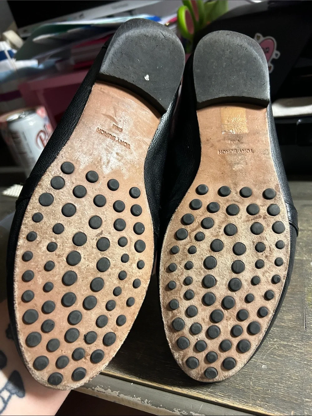Tory Burch black leather